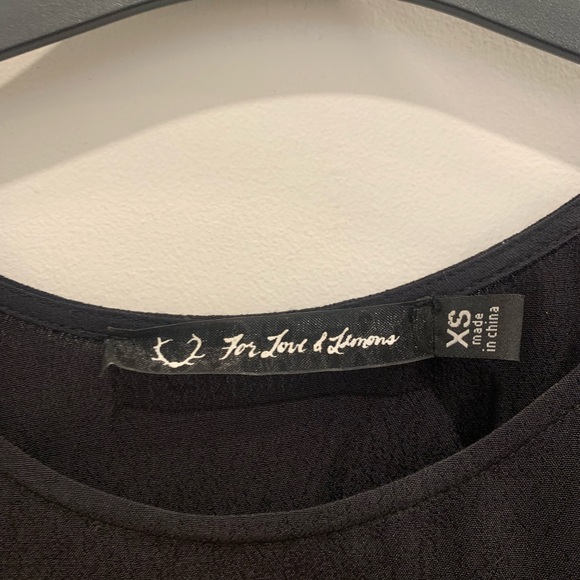 For Love & Lemons Le’veon black mini dress. Size XS - Picture 9 of 10